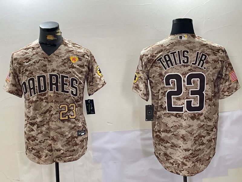 Men San Diego Padres #23 Tatis jr Camo Fashion 2024 Nike MLB Jersey style 5->indianapolis colts->NFL Jersey